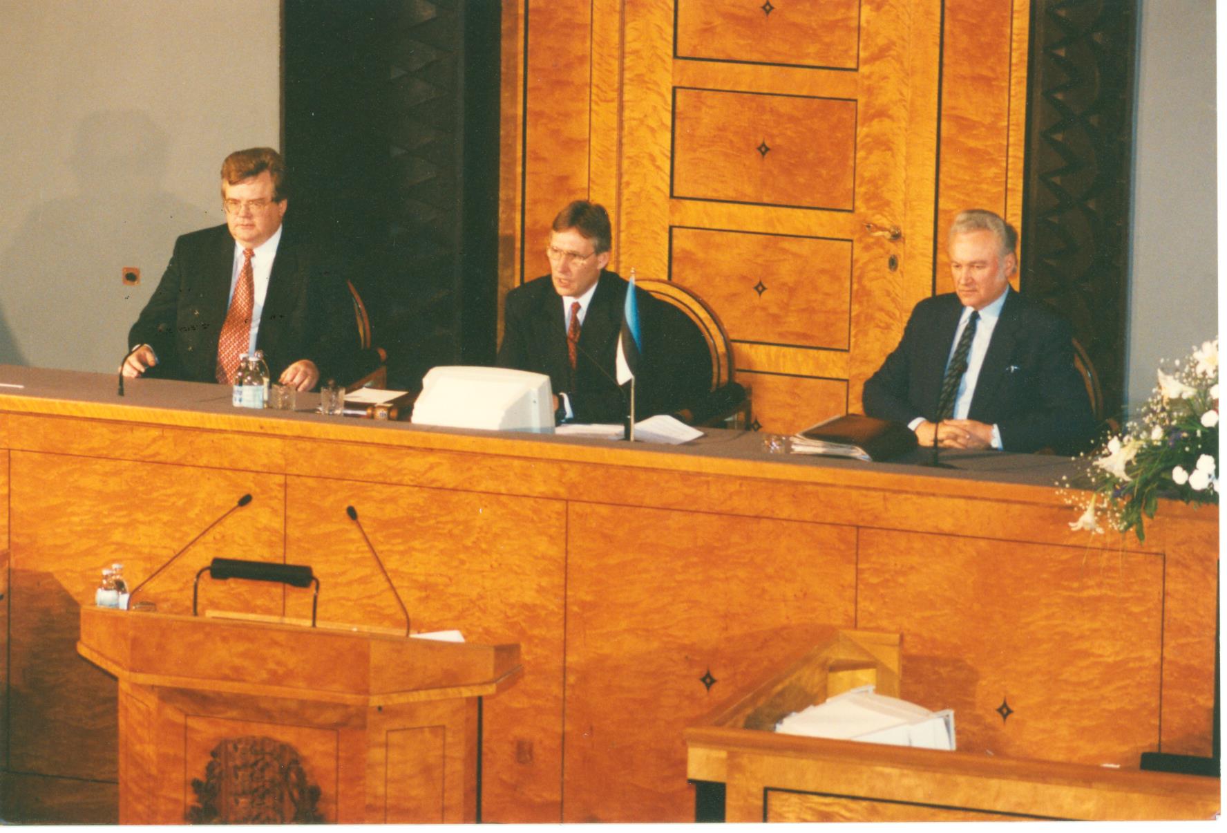 VIII Riigikogu juhatus, 21.03.1995