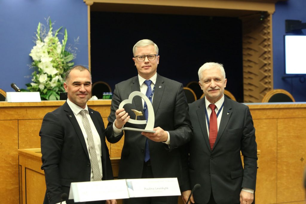 BA juhtkond: Timo Suslov (Eesti), Andrius Kupčinskas (Leedu) ja Jānis Vucāns (Läti)