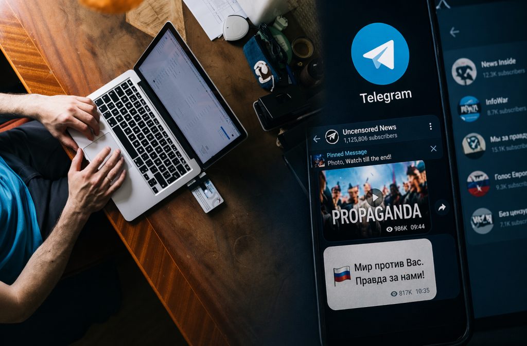 Telegrami kaudu levitatava sisu üle tuleks nii erikomisjoni kui ka TTJA hinnangul rakendada oluliselt rangemaid piirangud. Kollaaž on illustratiivne, sealsete fotode autorid: Rasmus Jurkatam, AI.