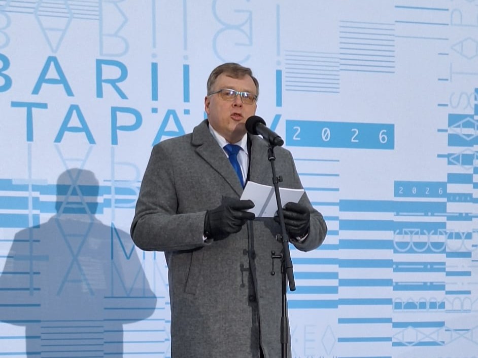 Riigikogu esimehe Lauri Hussari tervituskõne Eesti Vabariigi aastapäeva lipuheiskamistseremoonial 24.02.2026. Foto: Erik Peinar