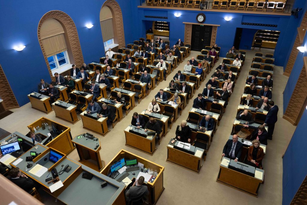 Riigikogu täiskogu istung Riigikogu saalis. Foto: Erik Peinar