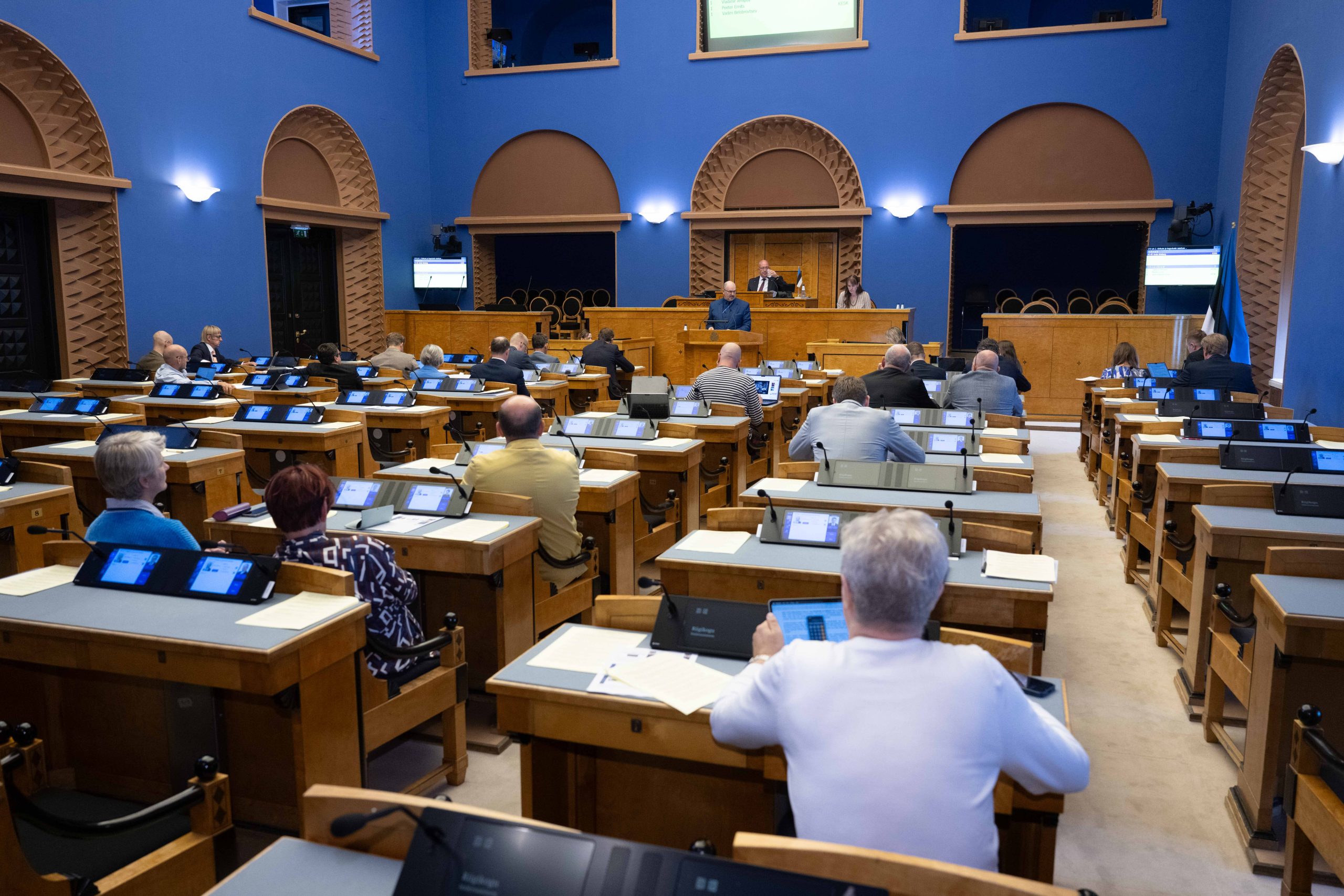 Riigikogu istung. Autor Erik Peinar / Riigikogu Kantselei