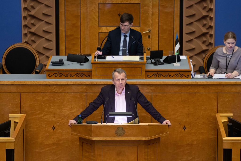 Eesti keele õppe arengu probleemkomisjoni esimees Jürgen Ligi. Foto: Erik Peinar, Riigikogu Kantselei