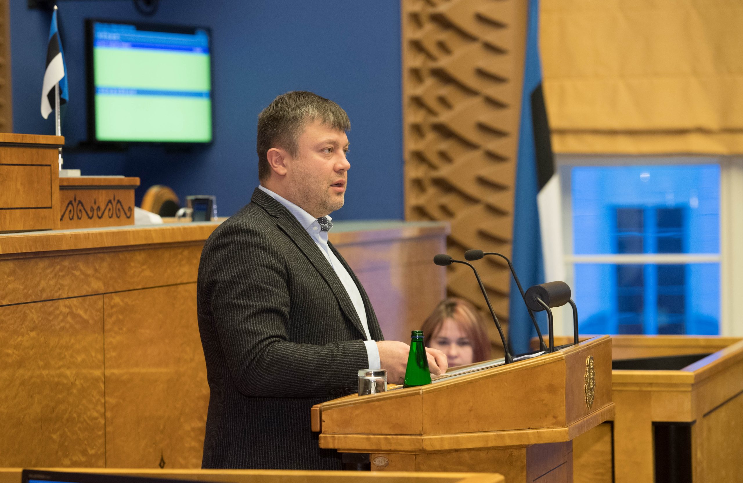 Probleemkomisjon andis 11. detsembril 2018 parlamendile üle riigireformi ja hea halduse põhialuste otsuse eelnõu. Foto autor: Erik Peinar, Riigikogu Kantselei