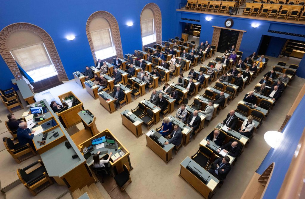 Riigikogu täiskogu. Foto: Erik Peinar
