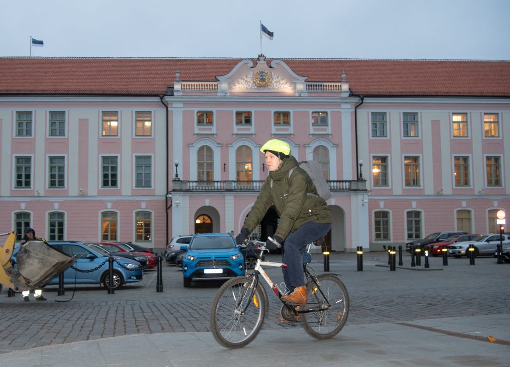 Jalgrattasõprade toetusrühma esimees on Raimond Kaljulaid. Foto: Erik Peinar