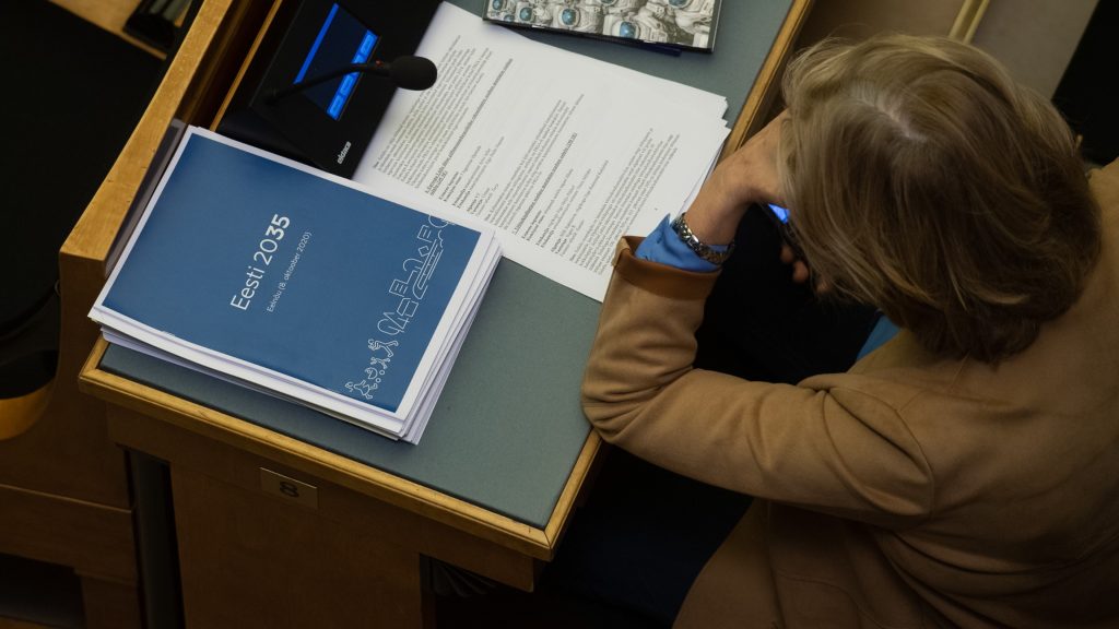 Riigi pikaajaline arengustrateegia "Eesti 2035". Foto: Erik Peinar