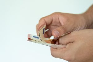 raha lugemine; euro
