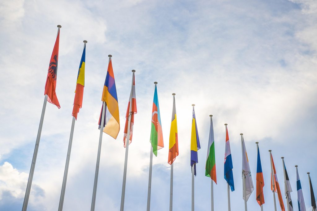 Euroopa Nõukogu riikide lipud. Foto: Pixabay