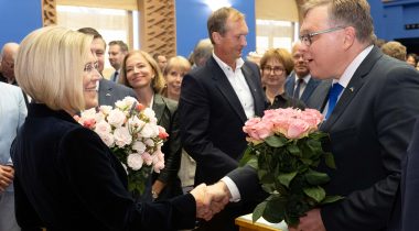 Vastvalitud Eesti president Ülle Madise hetk pärast valituks saamist. Foto: Erik Peinar, Riigikogu Kantselei